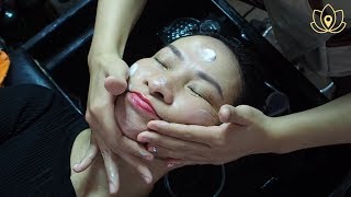 Vietnam Massage Asmr: YOUNGER SKIN & RELAXING 8$ Hair Shampoo & Facial Massage at Hoa Lan Spa