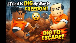 Tried to DIG My Way to Freedom! 😱 | Dig to Escape Gameplay @tabishgamer1.0 #roblox#android #games screenshot 5