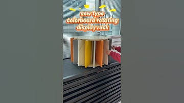New type colorboard rotating display rack is coming! #metaldisplay #rotatingdisplayrack #showroom