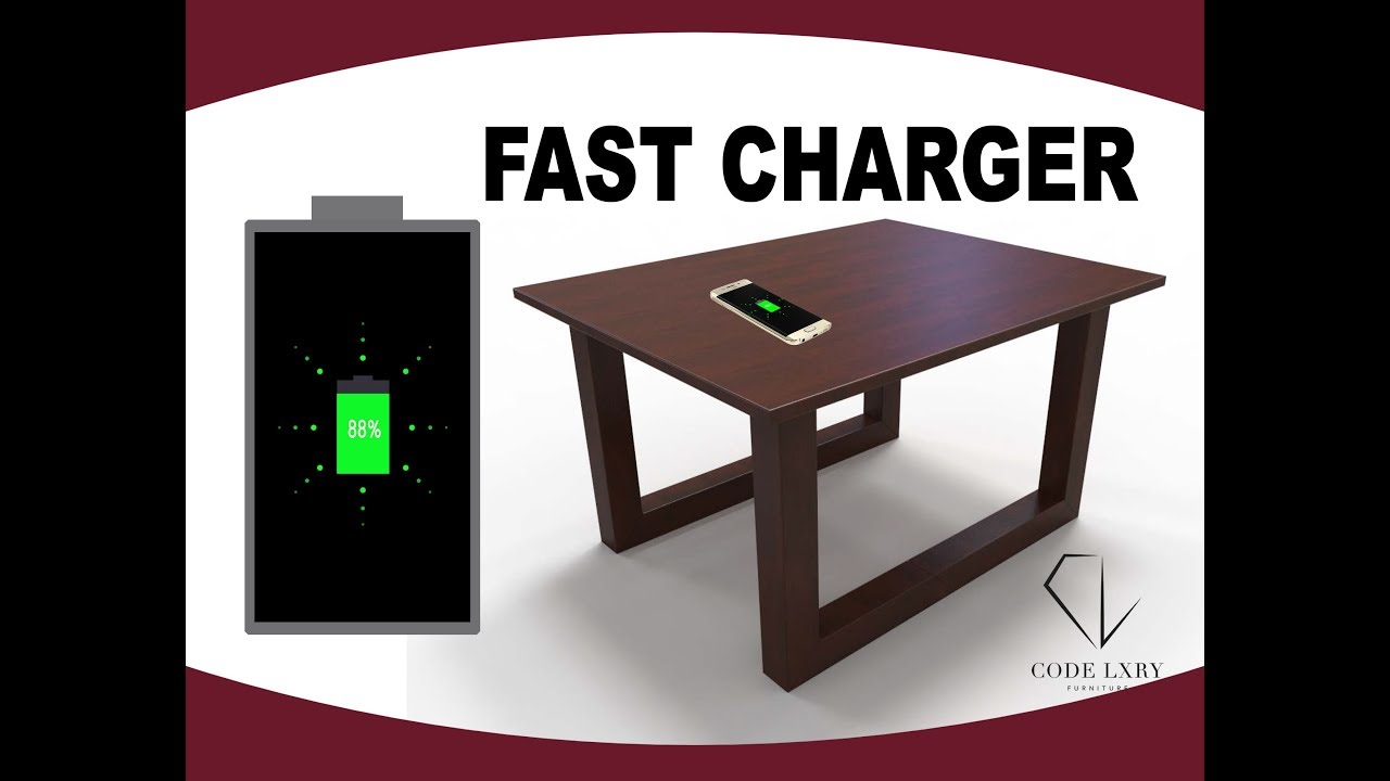 Coffe Table Charger / Mesa Centro cargador CODE LXRY YouTube
