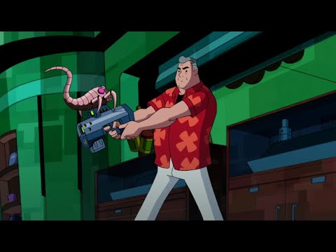 Ben 10 Omniverse - Grandpa Max, Ben and Rook vs Alien Like Scorpion