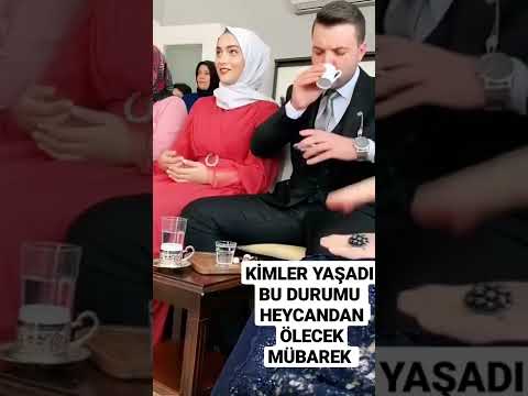 Kız isteme videosu ve heyecanlı damat adayi