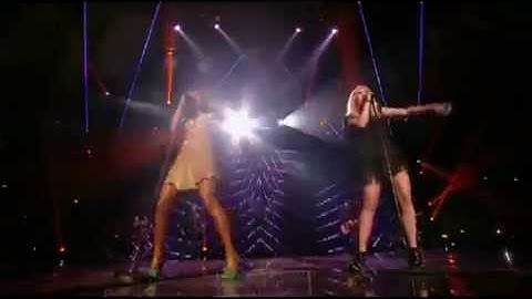 Amelia Lily and Kelly Rowland  The X Factor 2011 Live Show Finals