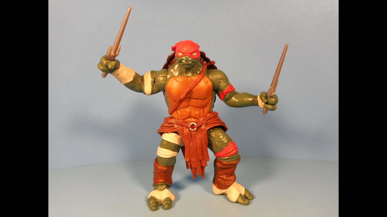 2014 TMNT COMBAT WARRIOR RAPHAEL DELUXE ACTION FIGURE MOVIE TOY