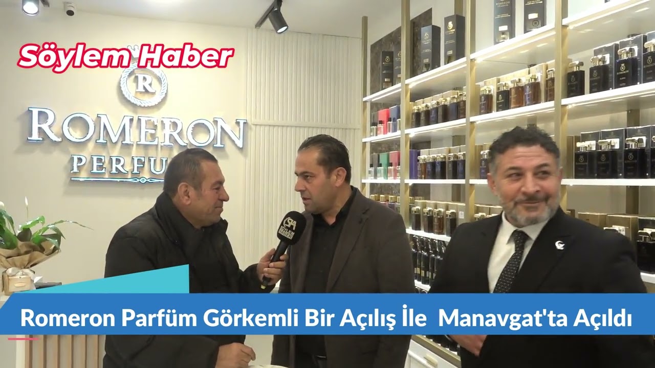 Romeron Parfüm Manavgat’ta Görkemli Açılışla Hizmete Girdi