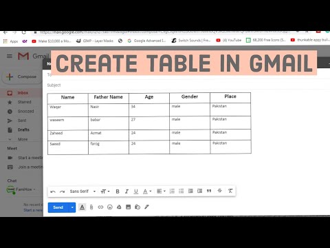 How to Insert Table In Gmail
 | Quick Guide 2022