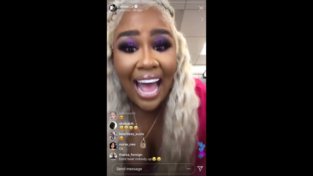 AKBAR AT THE LOVE AND HIP HOP ATLANTA REUNION SHE TALKING ABOUT SPICE ...