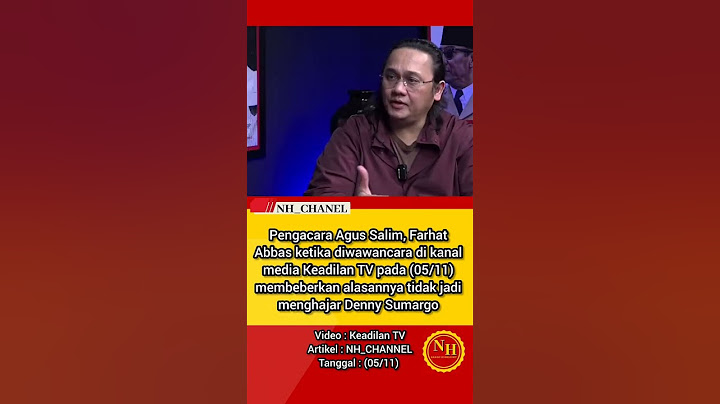 Ini alasan Farhat Abbas tak jadi hajar Deni sumargo #beritaterkini #beritaviral #beritaterbaru
