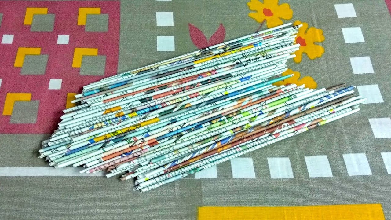 DIY NEWSPAPER CRAFT / NEWSPAPER TEA COASTER / BEST OUT OF WASTE YouTube