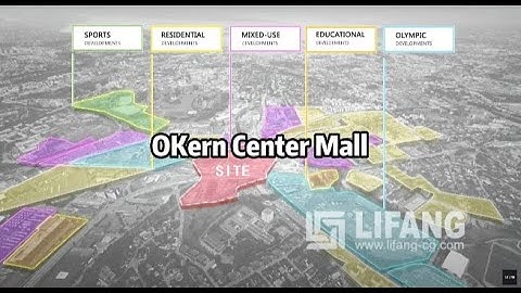 OKern Center Retail Mall Masterplan 720P animation/3d video/CGI made by LiFang