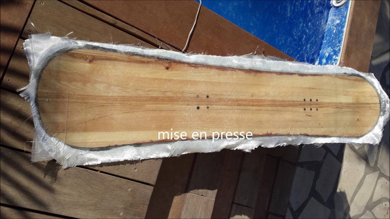 Snowboard En Bois