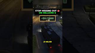Stop Missing Out On Millions  gtaonline gta5 gtamoney gtafree gtaupdate
