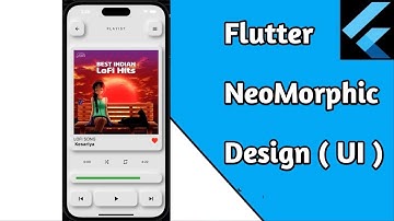 Music Player App UI Design Flutter | NeoMorphic Design | Flutter UI Design Series By Vivek Lodh