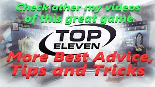 Top Eleven MORE Advice,Tips,Tricks - check other my videos of this game with Different Tips & Guides screenshot 4