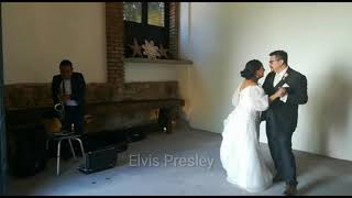 Hermoso baile de la novia, can&#39;t help filling in love Whit You _Elvis Presley  saxofon Fredy Mendez