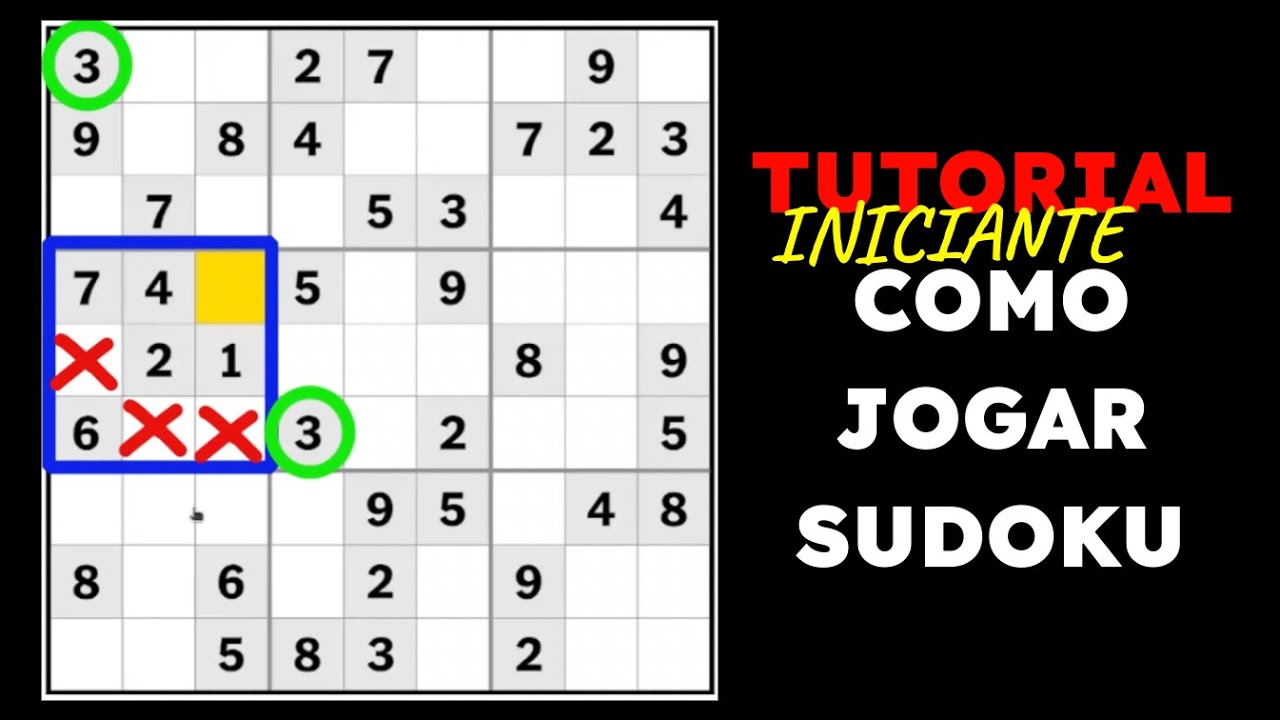 Tutorial: Como jogar Sudoku? (Método infalível) 