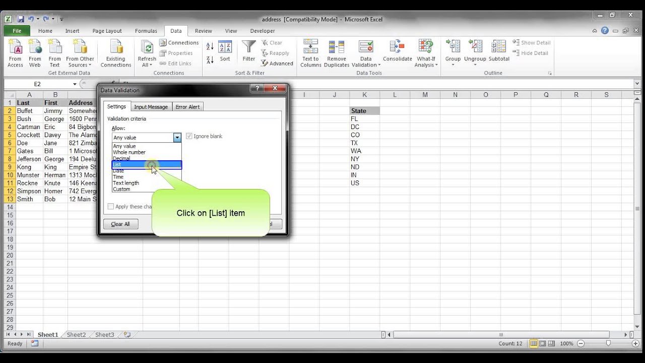 create drop down list in excel create drop down list in excel