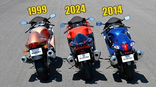Evolution of Suzuki Hayabusa  Model Comparison (1999 2024)