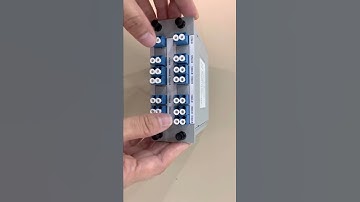 12 Channel LGX Dual Fiber CWDM MUX/DEMUX modules 1260 to 1620 nm