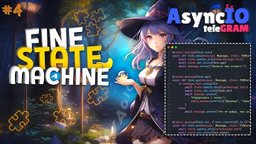 🔮 Magic AIOgram 3.x [ 4 ] | Машина состояний (FSM) / Создание телеграм бота на Python