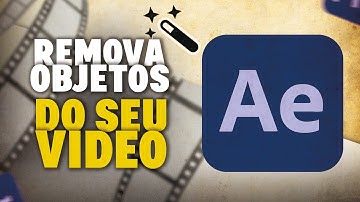 Como REMOVER OBJETOS DO SEU VIDEO EM 2 MINUTOS! Tutorial After Effects