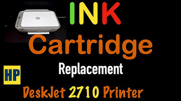 HP DeskJet 2710 Ink Cartridges Replacement !!