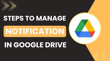 How To Manage Notifications In Google Drive