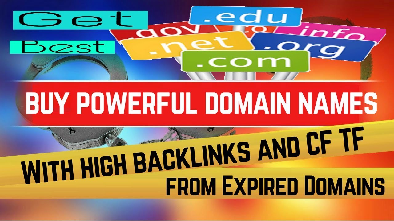 How to search and buy powerful cheap domain names with backlinks and CF ...