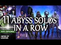 11 ABYSS SOLOS IN A ROW