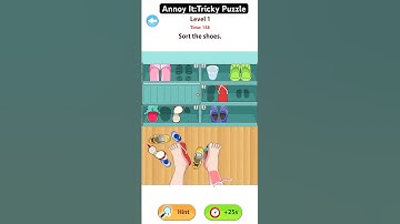 Annoy It: Tricky Puzzle - Level 1 - Sort of Shoes.