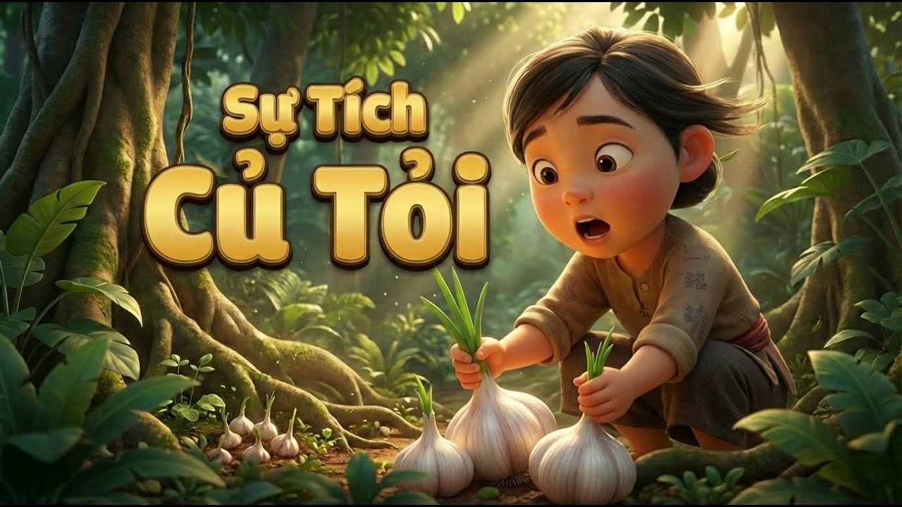Sự tích Củ Tỏi: Hành Trình Cứu Làng Từ Một Loại Củ Bình Dị - Cổ tích bốn phương