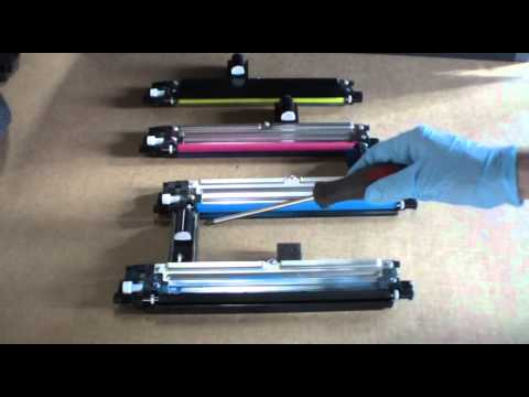 Fix or repair color laser printer with fading, light print, or lines samsung clp 300 Part 1 of 2