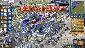 Command & Conquer Red Alert 3 World in Conflict MOD Tower Defense | Attack Range Matter!