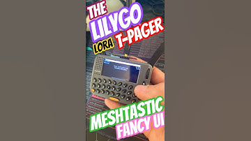 The LilyGo Lora T-Pager Meshtastic Fancy Ui #meshtastic