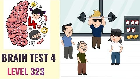 🧠 Brain Test 4 Level 323 | Gymmy is not satisfied with the weight of this barbell | Walkthrough