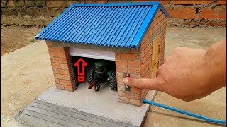 Mini Garage Construction, with electric rolling Doors