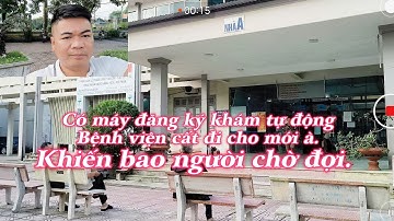 Sở Y tế, thừa rảnh háng. Có máy tự động, ko dùng. Gây phản cảm quá.