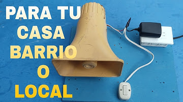 ALARMA . Sirena de Pánico . Alarma comunitaria