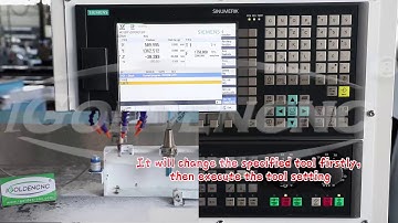 How to set tool setting automatically in SIEMENS 808D control system