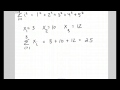 Intro to Summation Notation