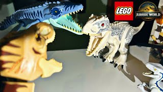NEW LEGO MOSASAURUS!! | Lego Jurassic World | T Rex Vs Indominus Rex NEW LEGO MOSASAURUS!! | Lego Jurassic World | T Rex Vs Indominus Rex