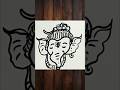 Ganesha drawing | mahadev drawing |how to draw easy drawing#mahadev #cute #easydrawing