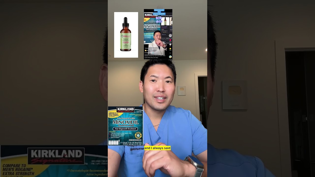 Dermatologist&rsquo;s Take on Mielle Rosemary Oil vs Minoxidil for Hair Loss