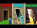 Minecraft Noob vs Pro vs Hacker : Secret Room in Minecraft