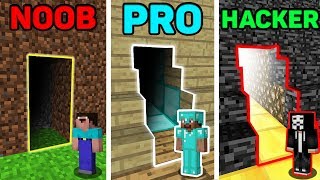 Minecraft Noob vs Pro vs Hacker : Secret Room in Minecraft