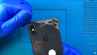 SPLIT! Does iPhone X Work After Screen and Case Replacement?