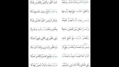 الشاطبية مكررة 10مرات من 701الى 710بصوت القارئ كمال المروش