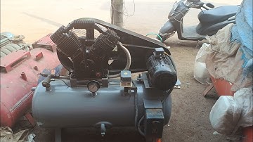 3hp Elgi air compressor original complete testing #aircompressor #elgi #restoration
