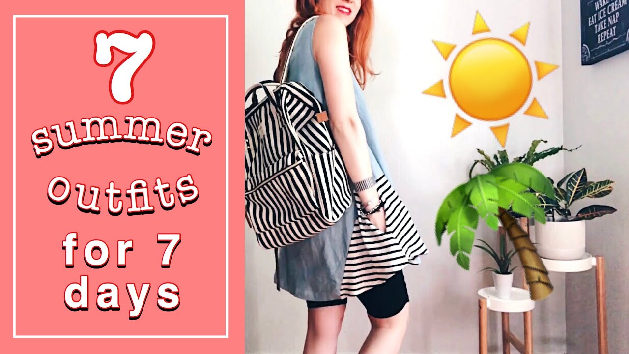 7 Summer Outfits for 7 Days | thrifted, ethical & independent style