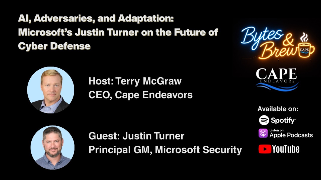 Justin Rister Microsoft AI, Adversaries, and Adaptation: Microsoft’s Justin Turner on the ...